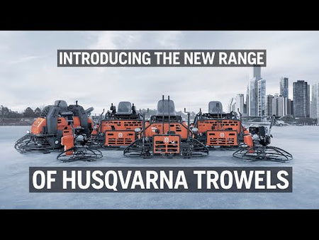 Welcome to a new era of concrete troweling (US range) promotional how to video