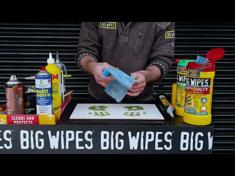 Tough and stubborn grime? Big Wipes has got you covered promotional video