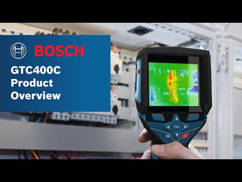 Bosch GTC400C Thermal Camera – Product Walkaround promotional video