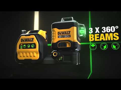 DEWALT® 20V MAX* 3 x 360 Green Laser promotional video