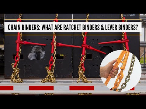 
Chain Binders: Ratchet Binders vs. Lever Binders  promotional video