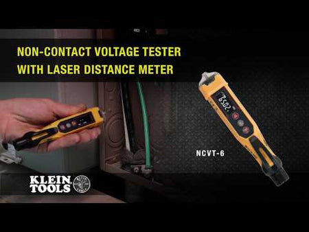 Non-Contact Voltage Tester with Laser Distance Meter (NCVT-6) promotional how to video