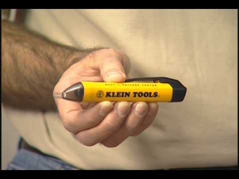 Klein Tools Non-Contact Voltage Detector promotional how to video