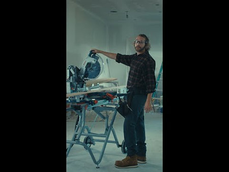 “Smooth” | Bosch 18V Glide Miter Saw promotional video