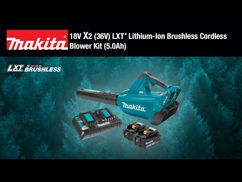 MAKITA 18V X2 (36V) LXT® Brushless Blower Kit (XBU02PT, XBU02Z) promotional video