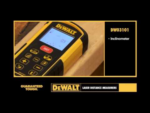 DEWALT Laser Distance Measurers promotional video