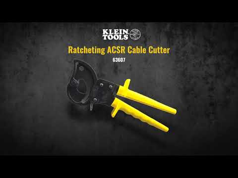 Ratcheting ACSR Cable Cutter (63607) promotional video
