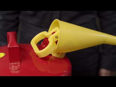 Eagle Safety Cans - Type I and Type II Product Overview - Made in the USA promotional how to video