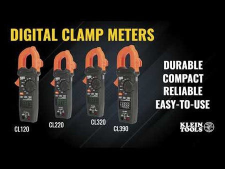 Klein Tools Clamp Meter Family promotional how to video
