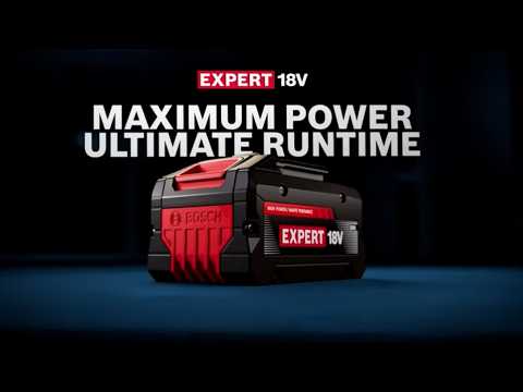New Bosch 18V 4 Ah – 15 Ah EXPERT Batteries | Bosch WOC 2026 promotional video