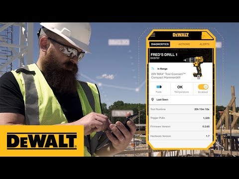DEWALT Tool Connect™: Manage Your Tools. Anywhere promotional how to video