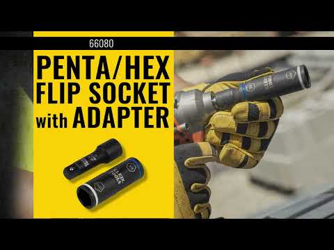 Penta Hex Flip Socket with Adapter (66080) promotional video
