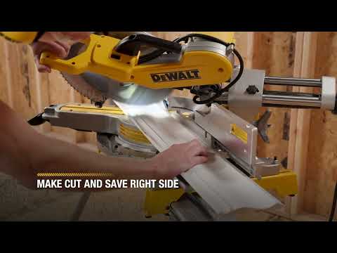 DEWALT® Miter Saws| How to Cut Crown Molding Laying Flat promotional video