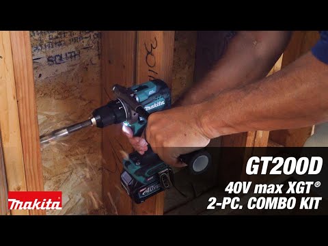 Makita 40V max XGT® Brushless 2‑Pc promotional video
