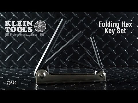 Five-Key Inch Folding Hex-Key Set promotional how to video