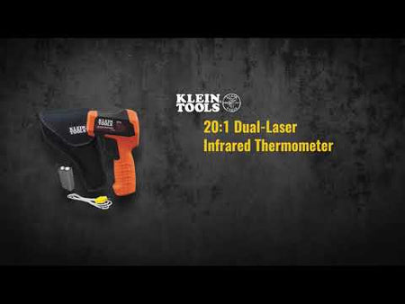 Dual-Laser Infrared Thermometer, 20:1 (IR10) promotional video