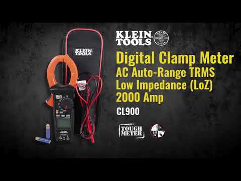 Digital Clamp Meter, AC Auto-Range TRMS, Low Impedance (LoZ), 2000 Amp (CL900) promotional how to video