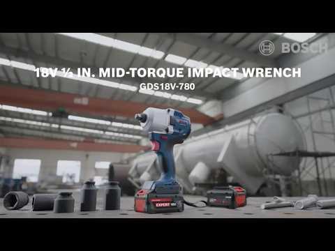New Bosch 18V Cordless Mid-Torque Impact Wrench | Bosch WOC 2026 promotional video