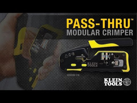 Pass-Thru Modular Crimper how to and promotional video