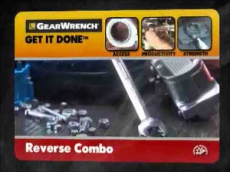 GearWrench® Reversible Combination Ratcheting Wrenches promotional video