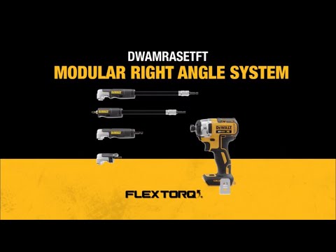 DEWALT® FLEXTORQ® Modular Right Angle System promotional how to video