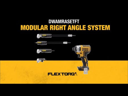 DEWALT® FLEXTORQ® Modular Right Angle System promotional how to video