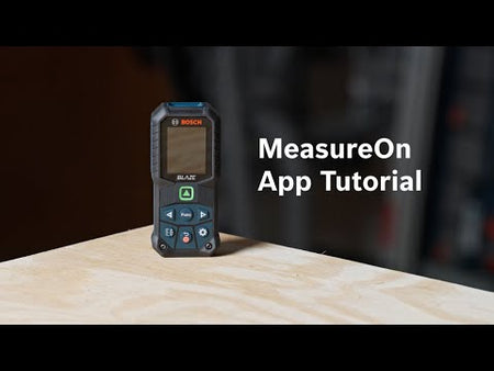 How to Use the Bosch MeasureOn App promotional video