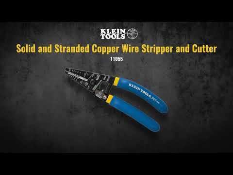 Solid and Stranded Copper Wire Stripper and Cutter (11055) promotional video