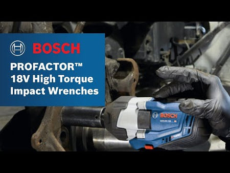 Bosch PROFACTOR™ 18V High Torque Impact Wrenches promotional video