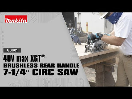 40V max XGT® Brushless Cordless Rear Handle 7-1/4” Circular Saw (GSR01) promotional video