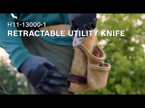 Bosch H11-13000-1: Retractable Utility Knife promotional video