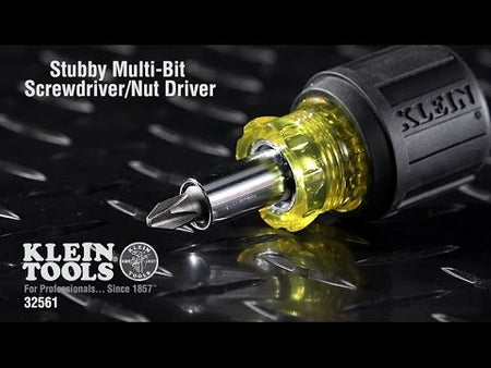 Stubby Multi-Bit Screwdriver/Nut Driver promotional video