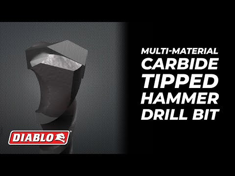 Diablo Multi-Material Carbide Tipped Hammer Drill Bit Promotional Video