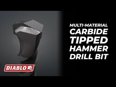 Diablo Multi-Material Carbide Tipped Hammer Drill Bit Promotional Video