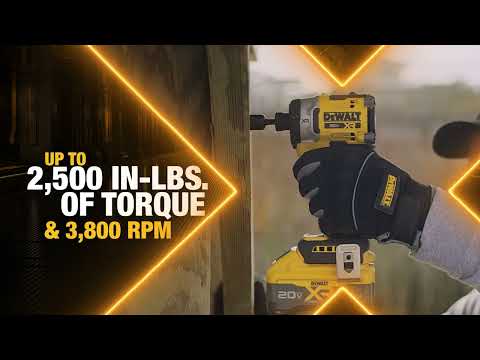 Introducing the Highest Torque 20V MAX* Impact Driver from DEWALT** [DCF860] promotional video