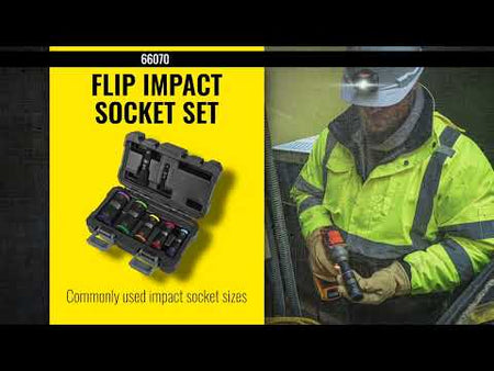 7-Piece Flip Impact Socket Set (66070) promotional video