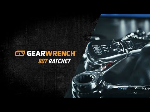 GEARWRENCH® 90T Ratchets - 4 degree ratcheting promotional video.