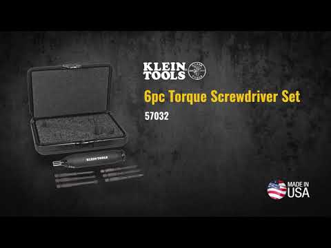 Screwdriver Set, Torque, 6-Piece (57032) promotional video