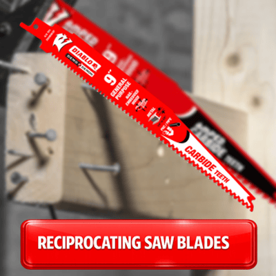 Reciprocating saw blades pod