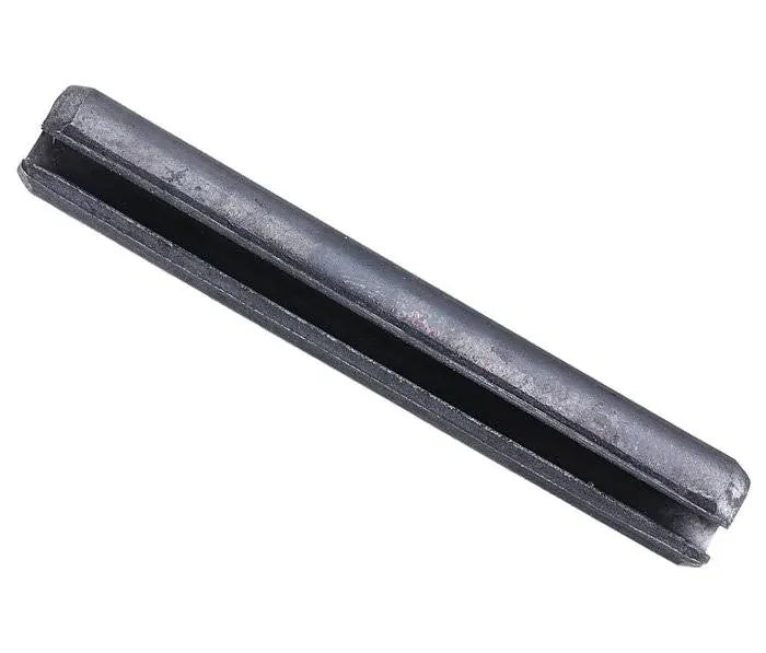A dark gray metal clip or bracket with a textured surface, shown diagonally on a plain white background.