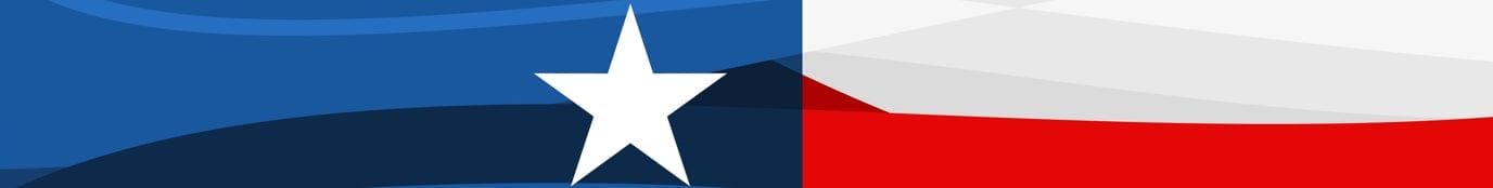 A representation of the Texas flag for Texas Independance Day.