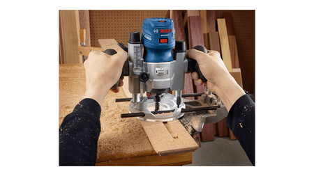 Image of palm router in use 