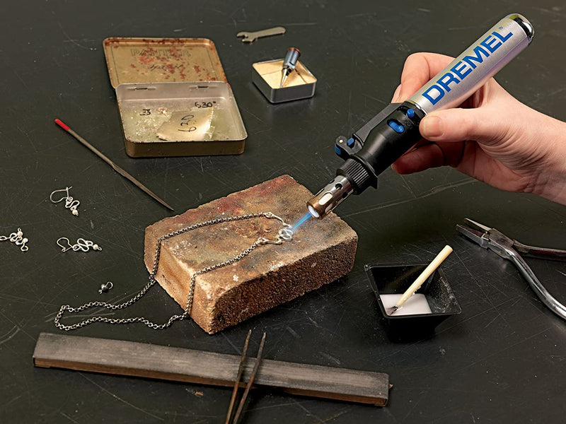 Load image into Gallery viewer, Dremel VersaTip Precision Butane Torch Portable Micro Torch Mini Welder
