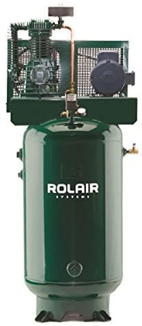 Load image into Gallery viewer, Rolair V75180K30B-19 7.5-HP 80-Gallon Two-Stage Air Compressor
