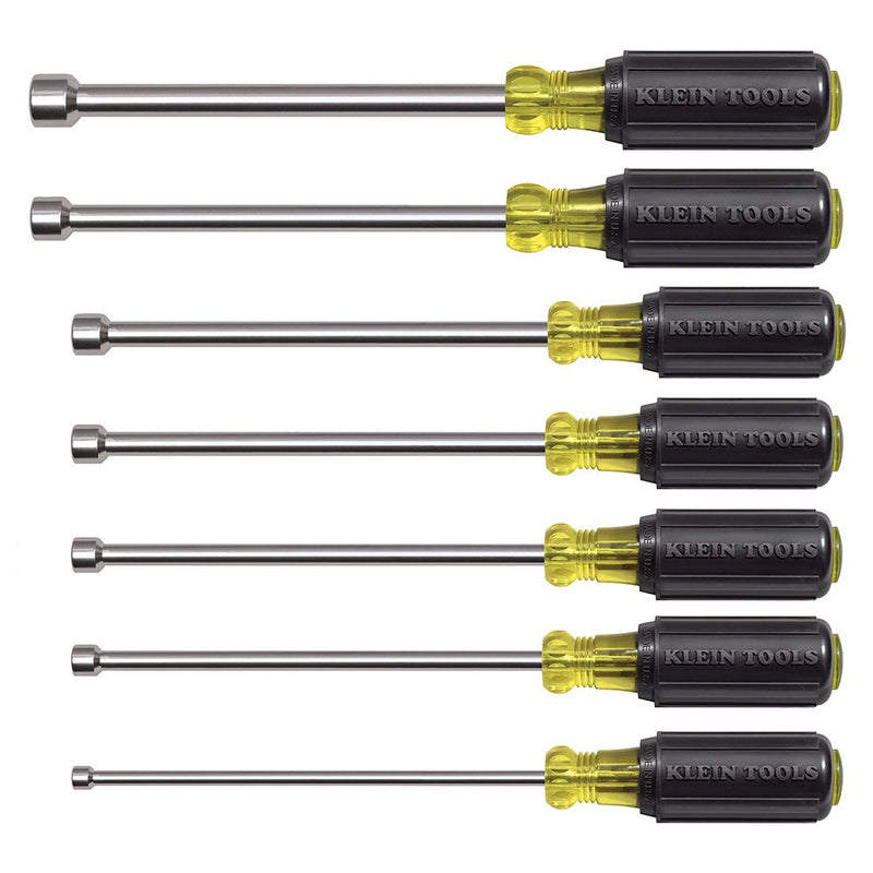 Load image into Gallery viewer, Klein Nut Driver Set, Magnetic Nut Drivers, 6-Inch Shafts, 7-Piece 647M

