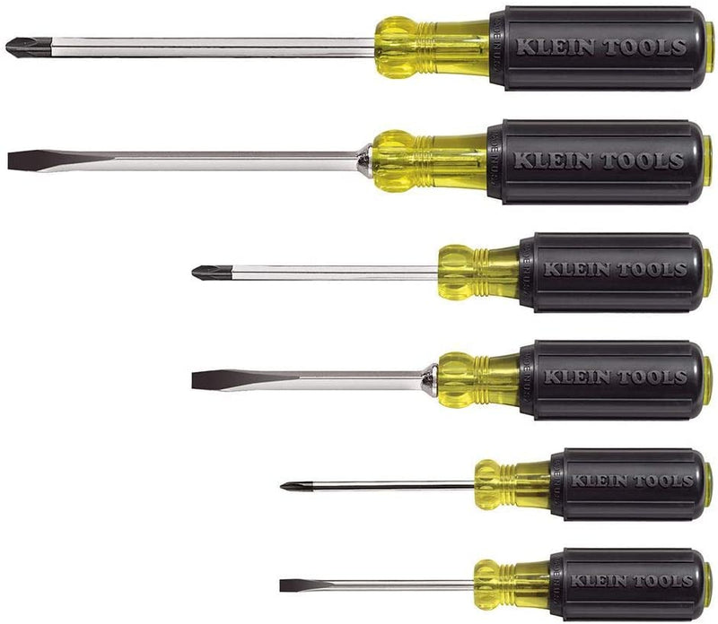 Load image into Gallery viewer, Klein Screwdriver Set, Slotted and Phillips, 6-Piece 85074
