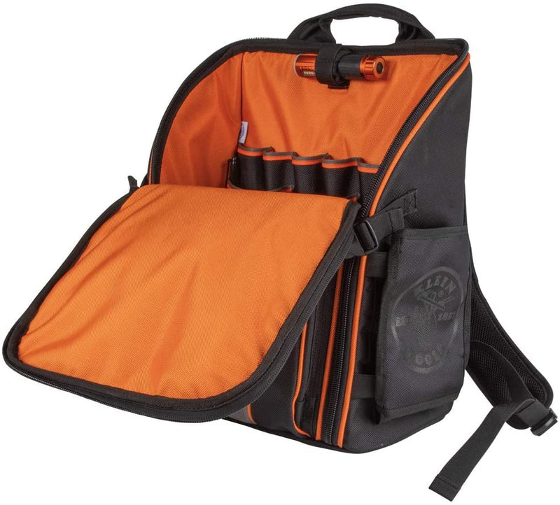 Load image into Gallery viewer, Klein Tradesman Pro™ Tool Station Tool Bag Backpack with Work Light
