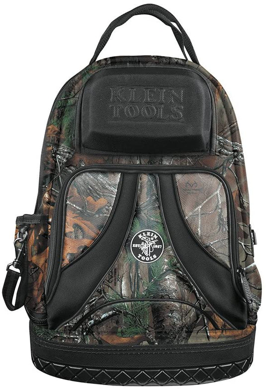 Klein Tradesman Pro™ Tool Bag Backpack, 39 Pockets, Camo, 14-Inch 55421BP14CAMO
