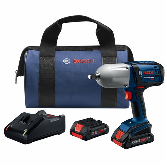 Bosch 18V High-Torque Impact Wrench with Friction Ring Kit | Reconditioned