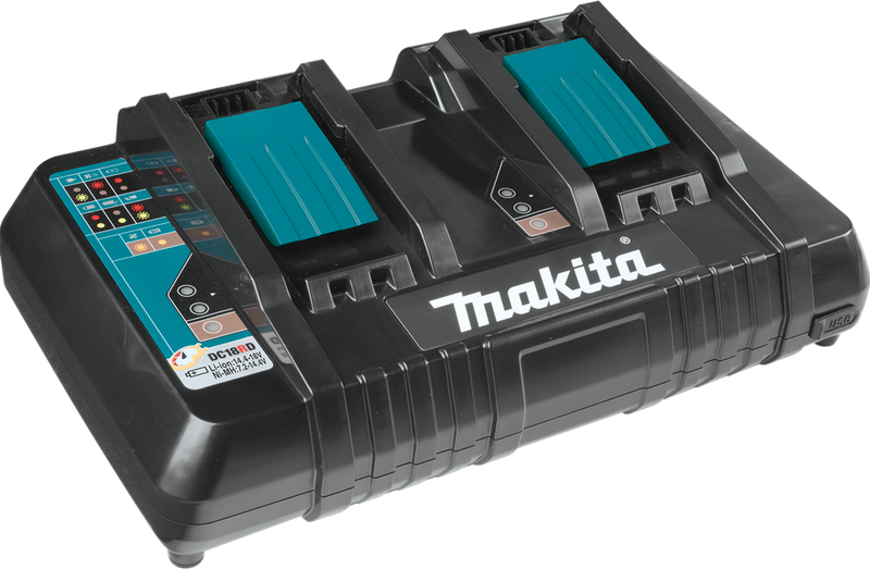 Load image into Gallery viewer, Makita 18V LXT® Battery &amp; Dual Port Charger Starter Pack (5.0Ah)
